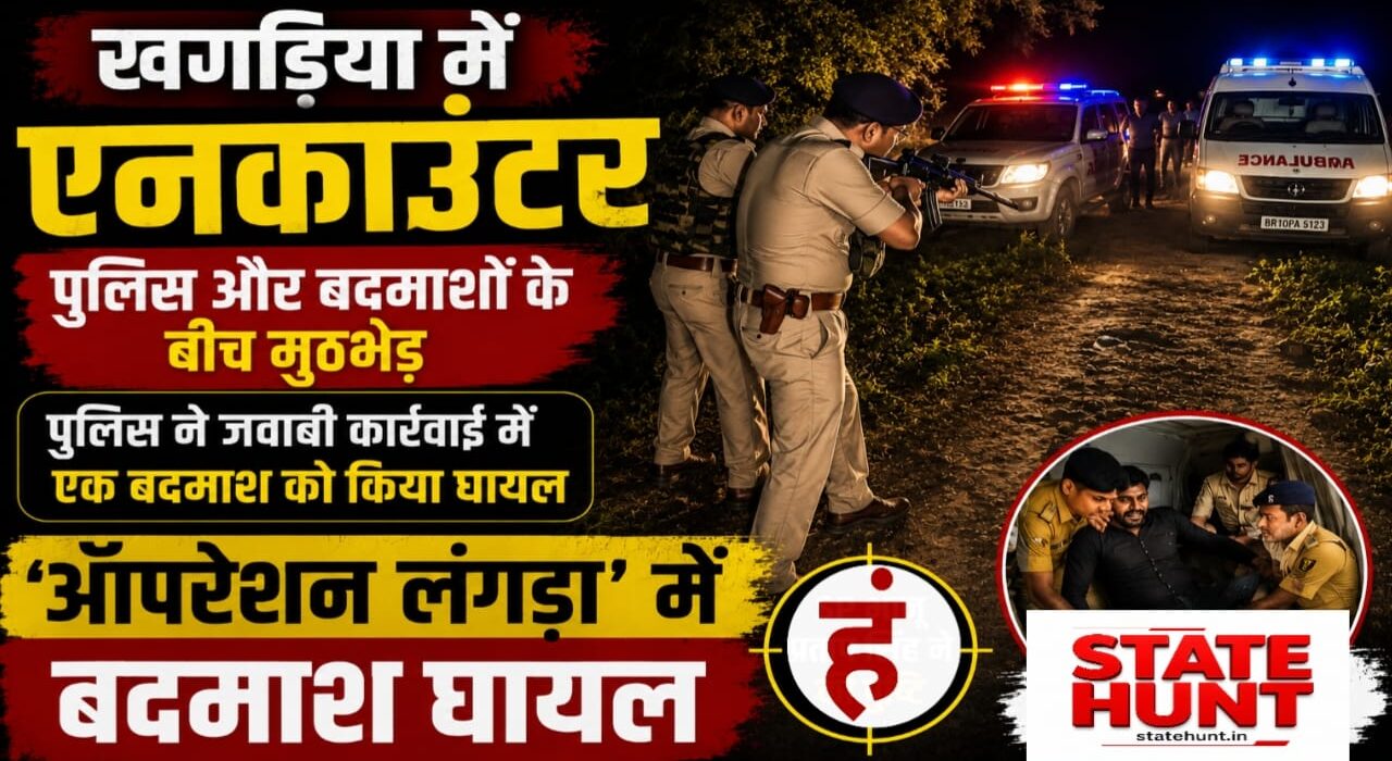 Encounter in Bihar : बिहार में फिर पुलिस और बदमाशों के बीच मुठभेड़, 'ऑपरेशन लंगड़ा' में घायल हुआ अपराधी