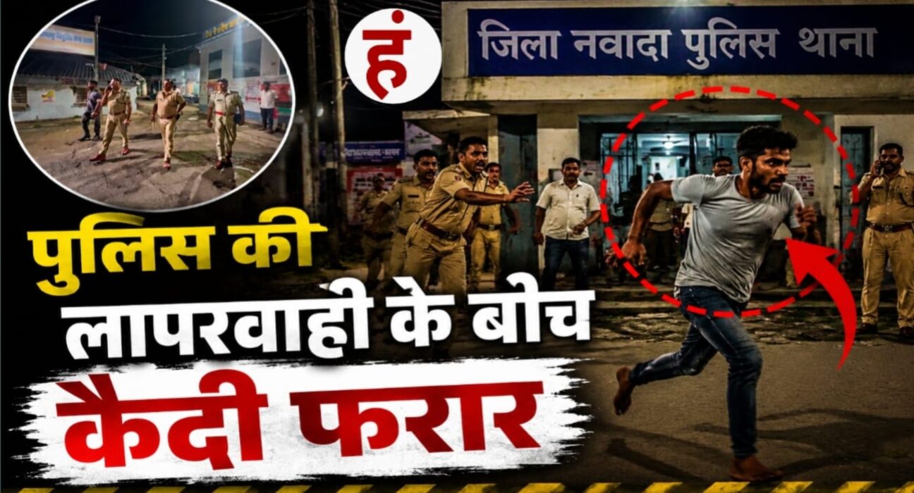 Bihar News : पुलिस की सुरक्षा तार-तार, चकमा देकर विचाराधीन कैदी फरार; सात महीने के भीतर दूसरी बड़ी लापरवाही